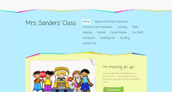 Desktop Screenshot of mrssandersclass.weebly.com
