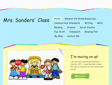 Tablet Screenshot of mrssandersclass.weebly.com