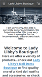 Mobile Screenshot of ladylibby.weebly.com