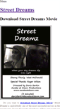 Mobile Screenshot of download-street-dreams-movie.weebly.com