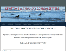 Tablet Screenshot of kewstokegordonsetters.weebly.com