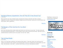 Tablet Screenshot of focusfactor.weebly.com