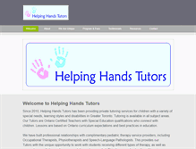 Tablet Screenshot of helpinghandstutors.weebly.com