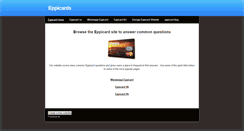 Desktop Screenshot of eppicards.weebly.com