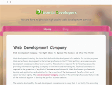 Tablet Screenshot of joomladevelopement.weebly.com