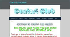 Desktop Screenshot of contestclubonline.weebly.com