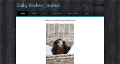 Desktop Screenshot of daily-dachsie-journal.weebly.com