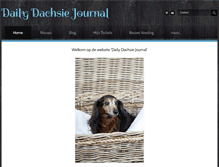 Tablet Screenshot of daily-dachsie-journal.weebly.com