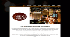 Desktop Screenshot of missgsinternational.weebly.com