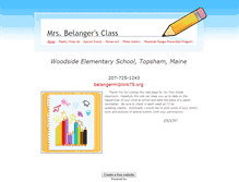 Tablet Screenshot of belanger.weebly.com