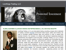 Tablet Screenshot of lionkingstrading.weebly.com