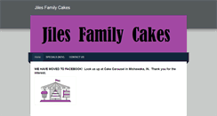 Desktop Screenshot of jilesfamilycakes.weebly.com