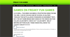 Desktop Screenshot of freakyfungames.weebly.com