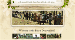 Desktop Screenshot of prairiedays.weebly.com