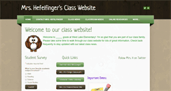 Desktop Screenshot of mrshefelfingersclass.weebly.com