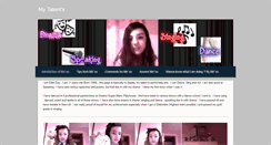 Desktop Screenshot of mytalentx.weebly.com