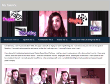 Tablet Screenshot of mytalentx.weebly.com