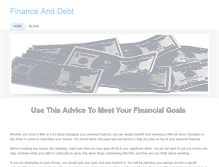 Tablet Screenshot of moneydebt.weebly.com