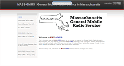 Desktop Screenshot of mass-gmrs.weebly.com