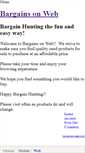 Mobile Screenshot of bargainsonweb.weebly.com