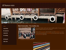 Tablet Screenshot of elbancoroto.weebly.com