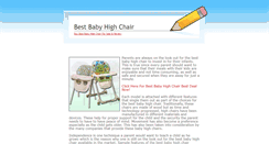 Desktop Screenshot of best-baby-high-chair-buy-best-baby-high-chair-review.weebly.com