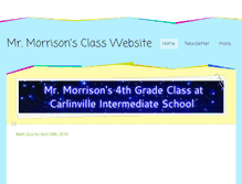 Tablet Screenshot of morrison4th.weebly.com
