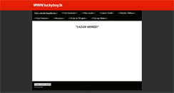 Desktop Screenshot of luckyboy.weebly.com
