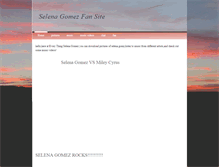 Tablet Screenshot of everythingselenagomez.weebly.com