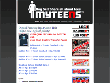 Tablet Screenshot of myteensz.weebly.com