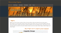Desktop Screenshot of discoveringnigeria.weebly.com