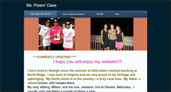 Desktop Screenshot of mspetersclass.weebly.com