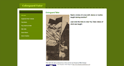 Desktop Screenshot of colorguardtutor.weebly.com
