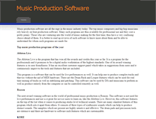 Tablet Screenshot of easymusicproductionsoftware.weebly.com