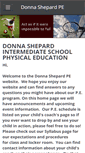 Mobile Screenshot of donnashepardpe.weebly.com