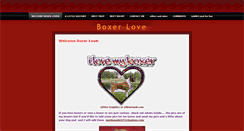 Desktop Screenshot of boxerlove.weebly.com