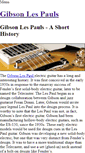 Mobile Screenshot of gibsonlespauls.weebly.com