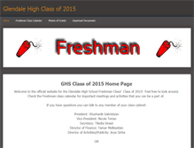 Tablet Screenshot of ghsclassof2015.weebly.com