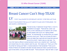 Tablet Screenshot of 32afterbreastcancer.weebly.com