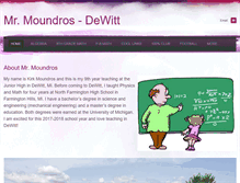 Tablet Screenshot of mrmoundros.weebly.com