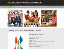 Tablet Screenshot of abc123forliteracy.weebly.com