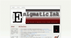 Desktop Screenshot of enigmaticink.weebly.com