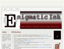 Tablet Screenshot of enigmaticink.weebly.com
