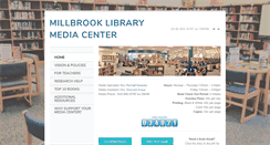 Desktop Screenshot of millbrookmediacenter.weebly.com