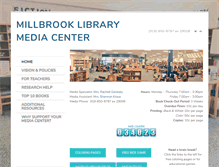 Tablet Screenshot of millbrookmediacenter.weebly.com