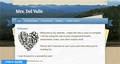 Desktop Screenshot of mrsdelvalle.weebly.com