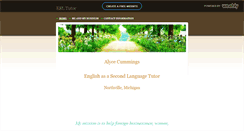 Desktop Screenshot of esltutor.weebly.com