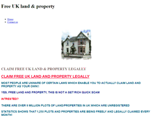 Tablet Screenshot of freeukproperty.weebly.com