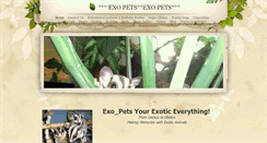 Desktop Screenshot of exopets.weebly.com