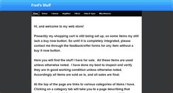 Desktop Screenshot of fredsstuff.weebly.com